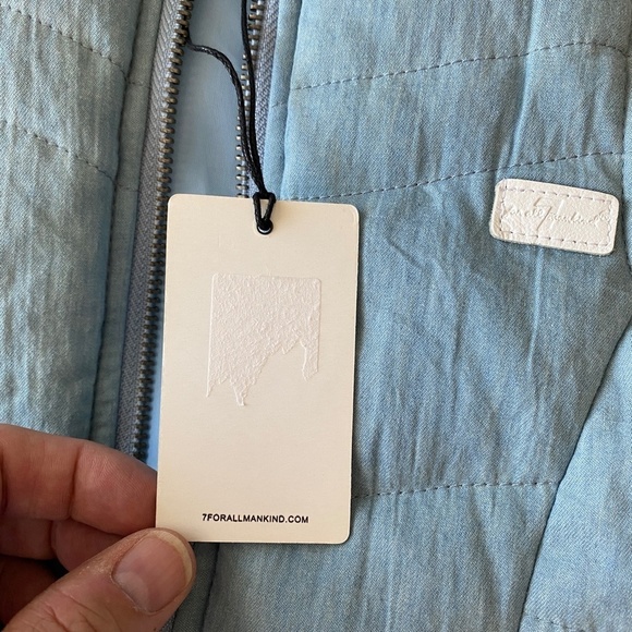 7 For All Mankind Girl's Insulated Lined Zip Up Vest Size 2T Winter Vest NEW - Picture 7 of 12